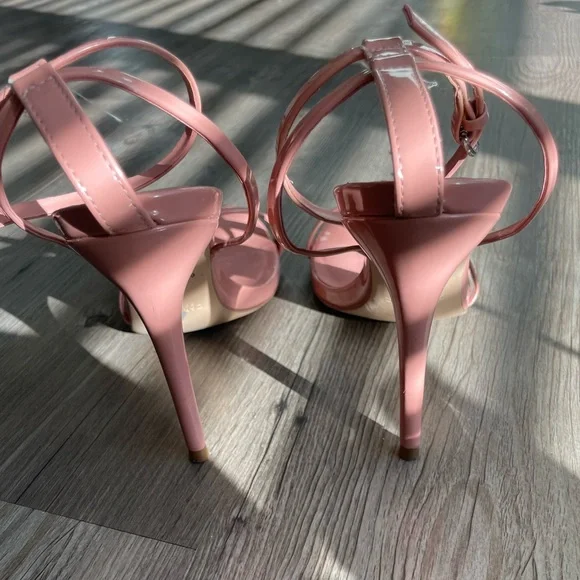 ZARA Coral Strappy Heels - Picture 9 of 13